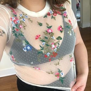 Urban outfitters mesh top